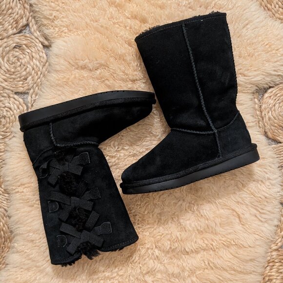 Kookaburra by UGG Victoria black suede boots - Picture 1 of 7